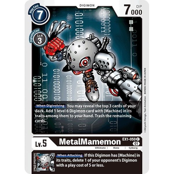 Image for MetalMamemon (EX1-050 C) (EX01) - Digimon Card Game