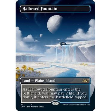 Image for Hallowed Fountain (Borderless) (277) (UNF) - Magic: The Gathering