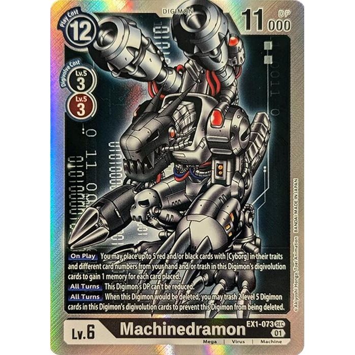 Image for Machinedramon (EX1-073 SEC) (EX01) - Digimon Card Game