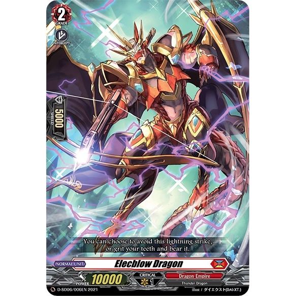 Image for Elecblow Dragon (D-SD06/006EN) (D-SD06) - Cardfight Vanguard