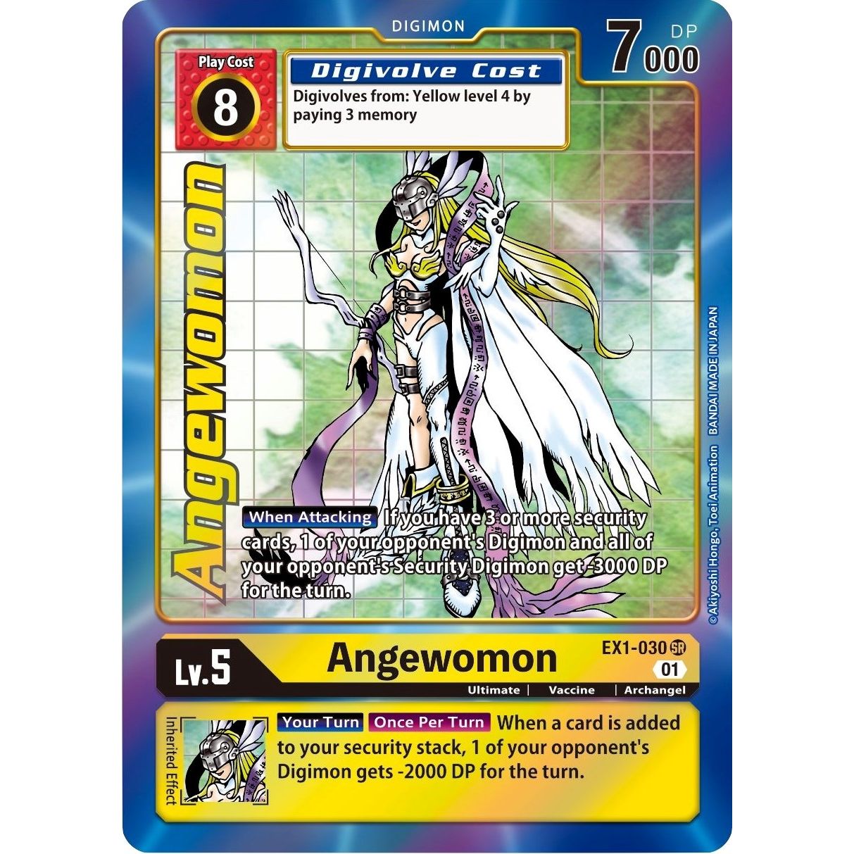 Image for Angewomon (Alternate Art) (EX1-030 SR) (EX01) - Digimon Card Game