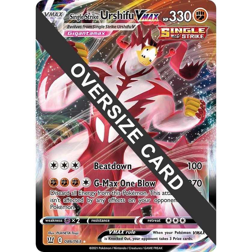 Image for Single Strike Urshifu VMAX (086/163) (PR) - Pokemon