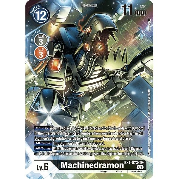 Image for Machinedramon (Alternate Art) (EX1-073 SEC) (EX01) - Digimon Card Game