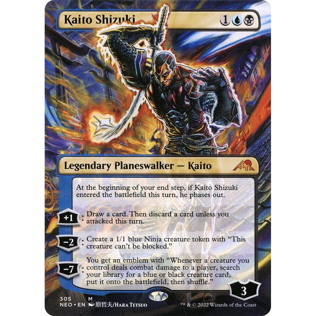 Image for Kaito Shizuki (Borderless) (305) (NEO) - Magic: The Gathering