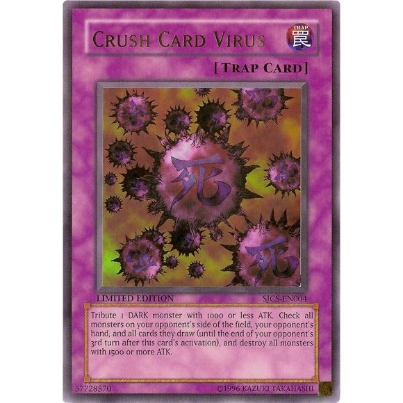 Image for Crush Card Virus (SJCS-EN004) - YuGiOh