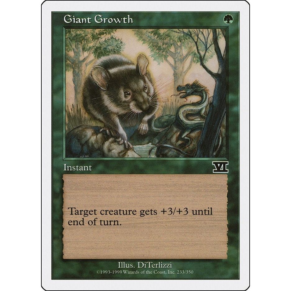Image for Giant Growth (233) (6ED) - Magic: The Gathering