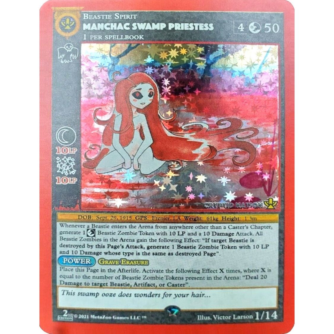 Image for Manchac Swamp Priestess (1) (CN2E-RE) - MetaZoo