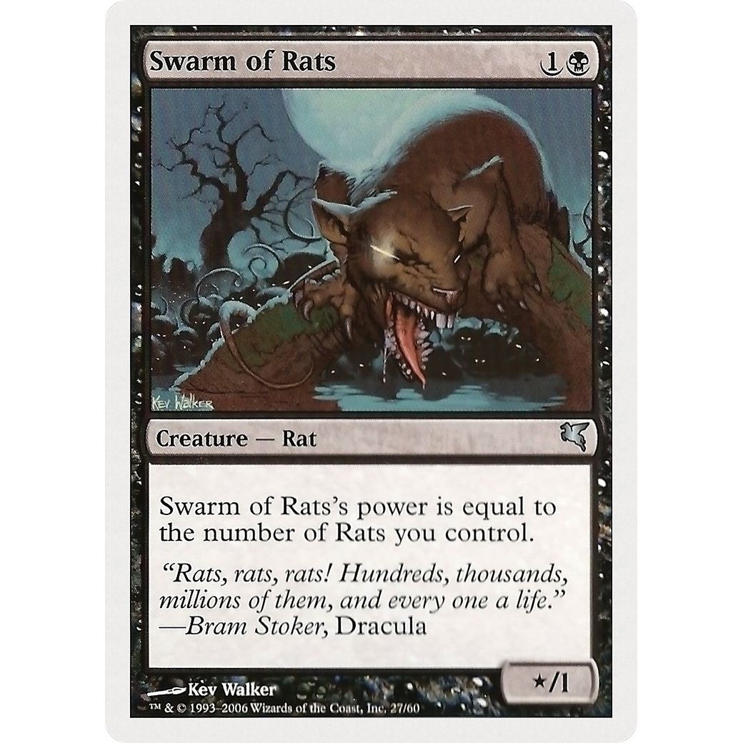 Image for Swarm of Rats (27) (27) (PSAL) - Magic: The Gathering
