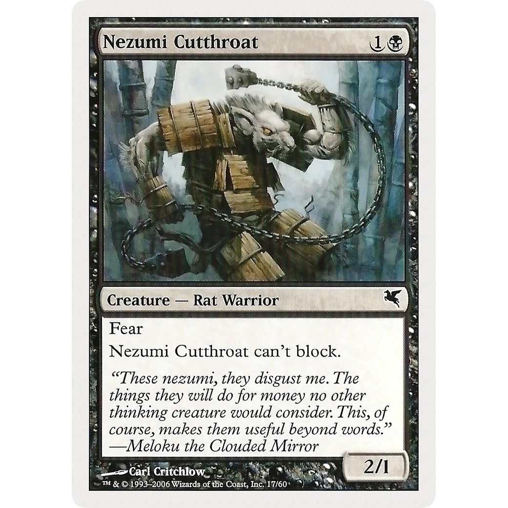 Image for Nezumi Cutthroat (17) (17) (PSAL) - Magic: The Gathering