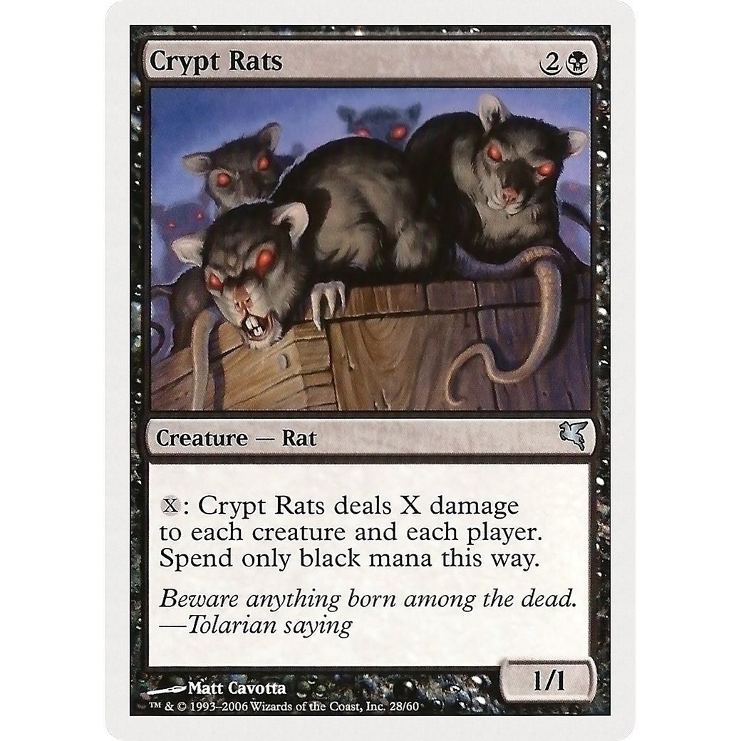 Image for Crypt Rats (28) (PSAL) - Magic: The Gathering