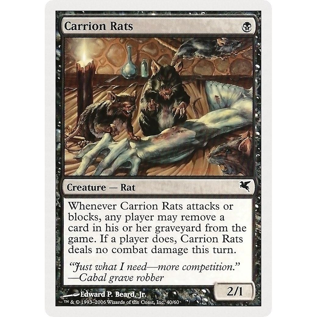 Image for Carrion Rats (40) (40) (PSAL) - Magic: The Gathering