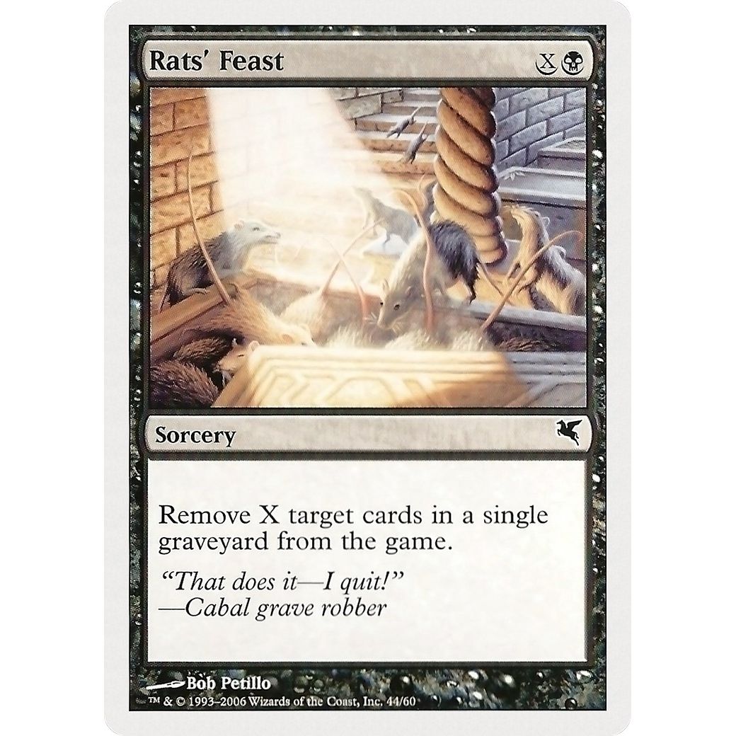 Image for Rats' Feast (44) (44) (PSAL) - Magic: The Gathering