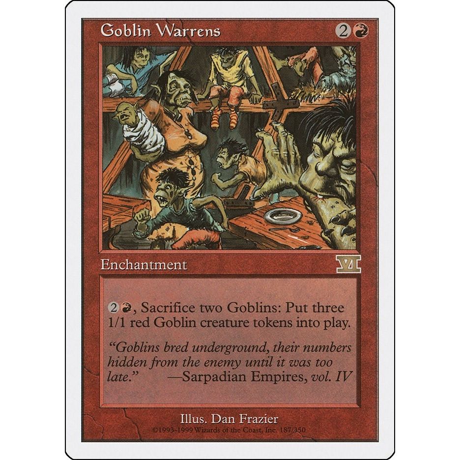 Image for Goblin Warrens (187) (6ED) - Magic: The Gathering