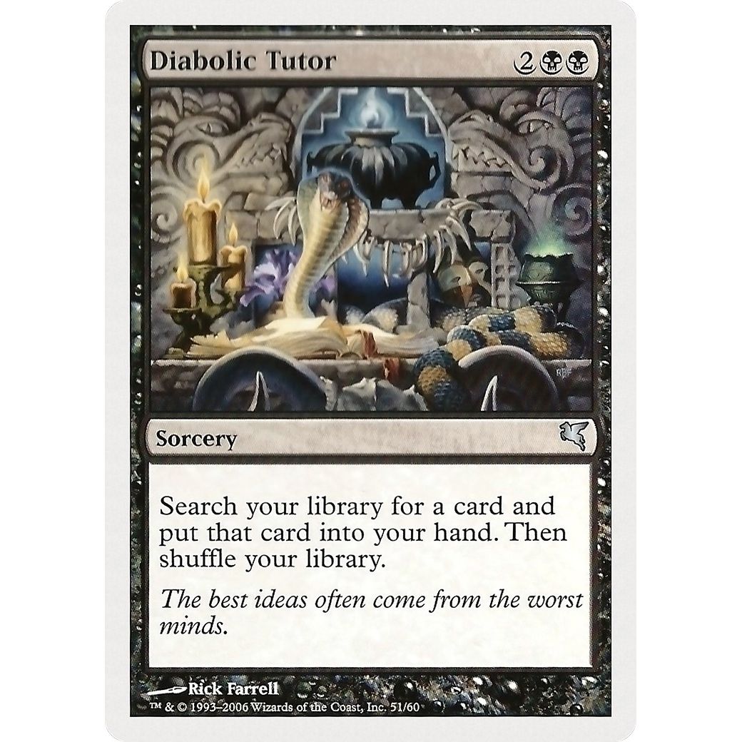 Image for Diabolic Tutor (51) (PSAL) - Magic: The Gathering