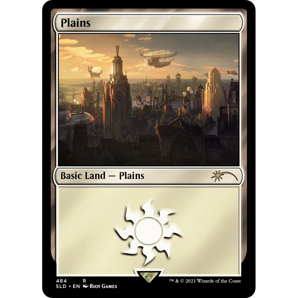 Image for Plains (Secret Lair x Arcane: Lands) (484) (SLD) - Magic: The Gathering