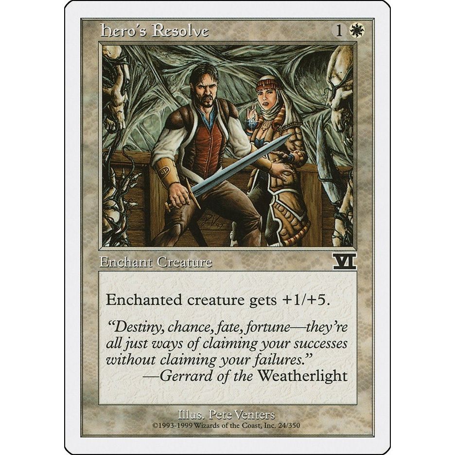 Image for Hero's Resolve (24) (6ED) - Magic: The Gathering