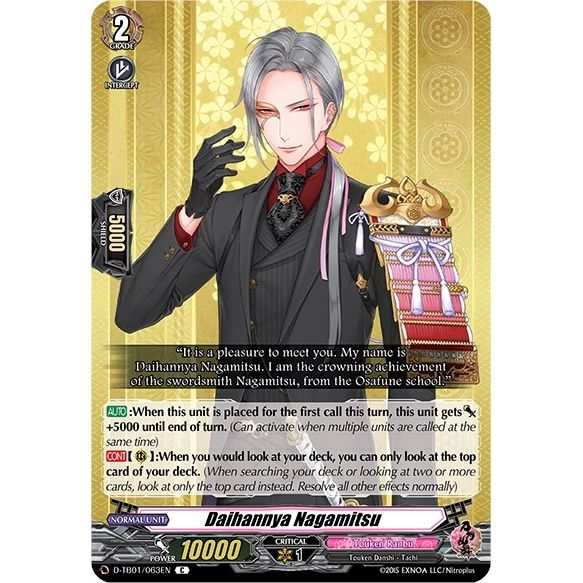Image for Daihannya Nagamitsu (D-TB01/063EN) (D-TB01) - Cardfight Vanguard