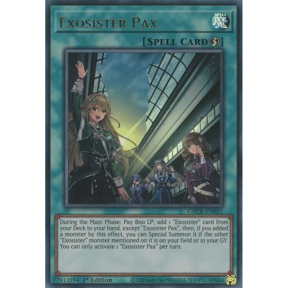 Image for Exosister Pax (GRCR-EN021) (GRCR) - YuGiOh