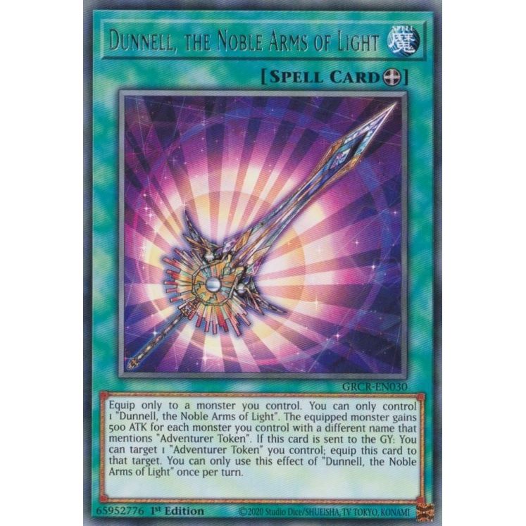 Image for Dunnell, the Noble Arms of Light (GRCR-EN030) (GRCR) - YuGiOh
