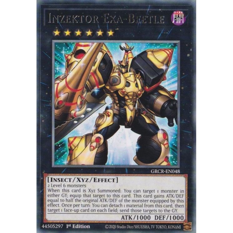Image for Inzektor Exa-Beetle (GRCR-EN048) (GRCR) - YuGiOh