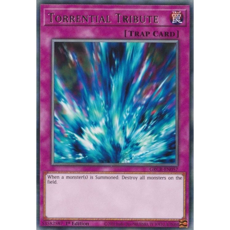 Image for Torrential Tribute (GRCR-EN057) (GRCR) - YuGiOh