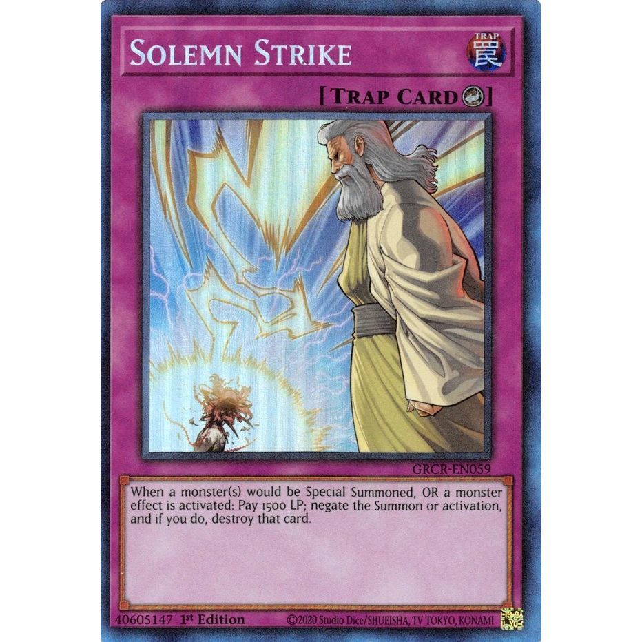 Image for Solemn Strike (CR) (GRCR-EN059) (GRCR) - YuGiOh