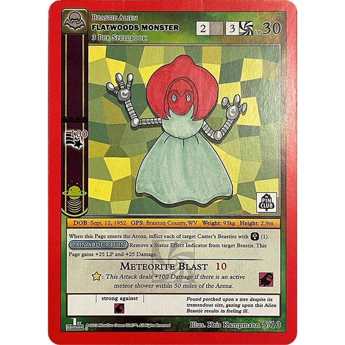 Image for Flatwoods Monster (Pin Club Cryptid Nation Mystery Collection) (5/10) (MISC) - MetaZoo