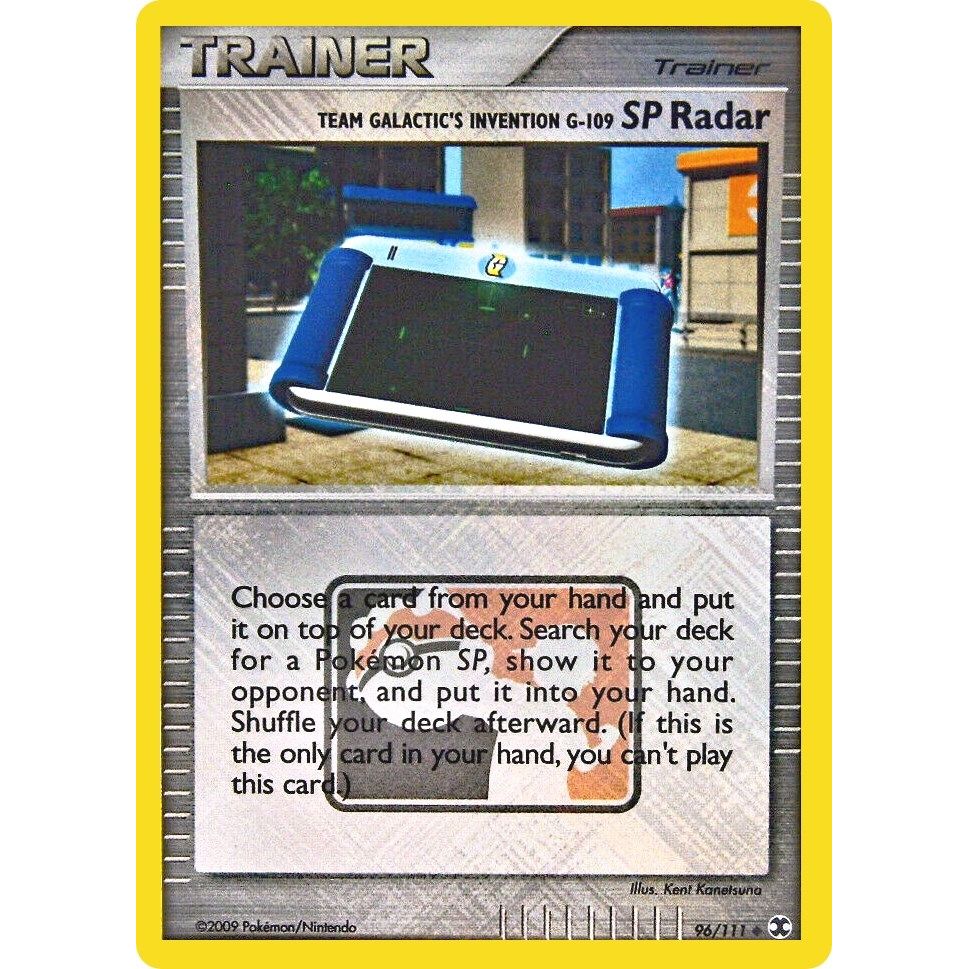 Image for Team Galactic's Invention G-109 SP Radar - 96/111 (League Promo) (096/111) (PR) - Pokemon