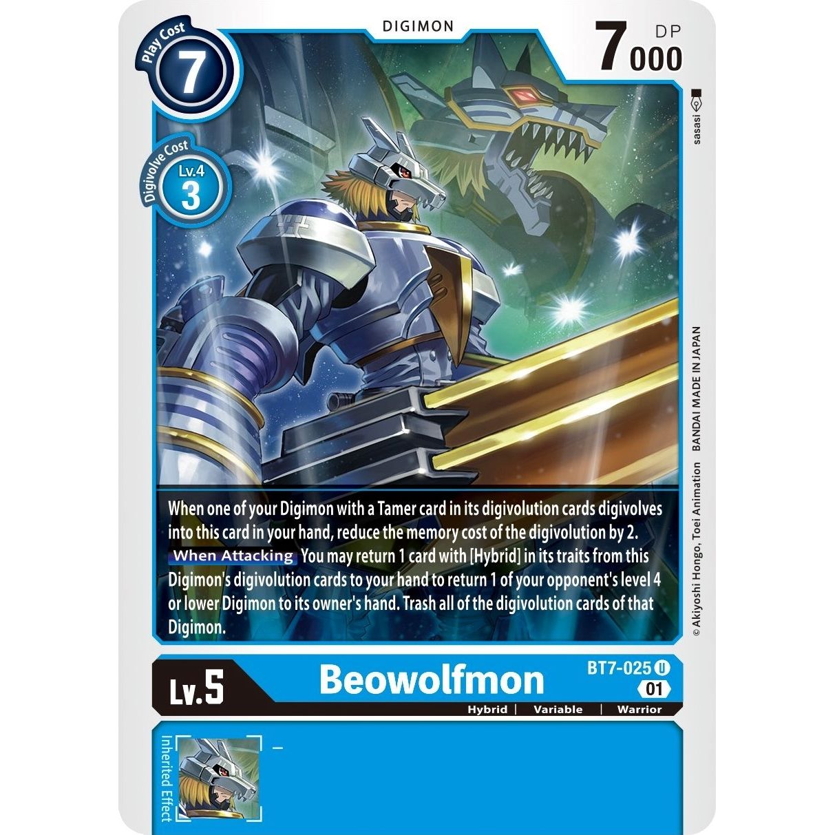 Image for Beowolfmon (BT7-025 U) (BT07) - Digimon Card Game