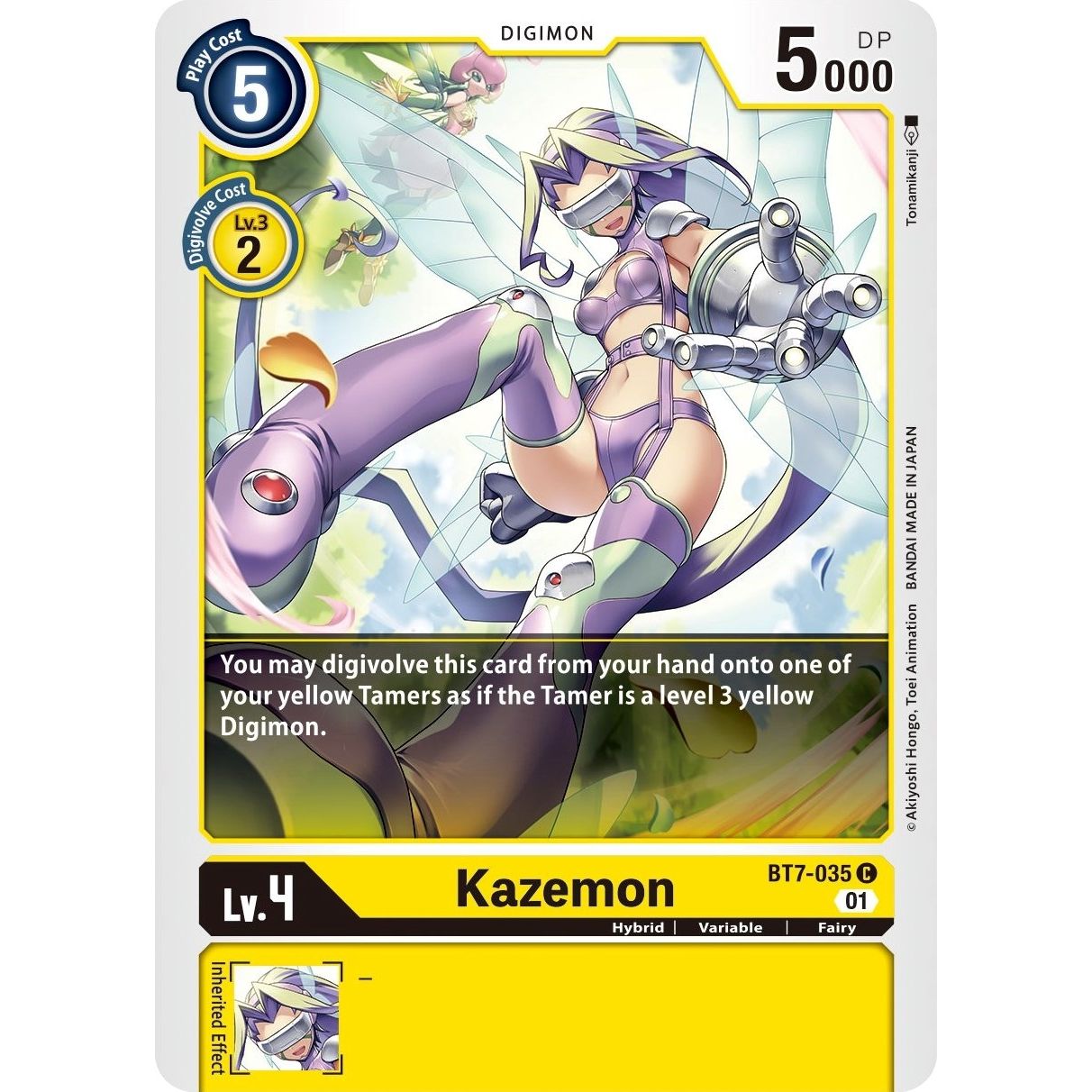 Image for Kazemon (BT7-035 C) (BT07) - Digimon Card Game