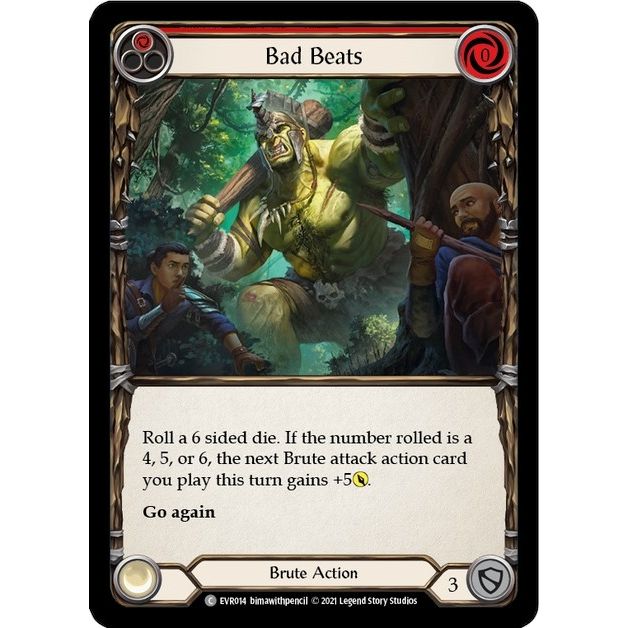 Image for Bad Beats (Red) (EVR014) (EVR) - Flesh and Blood TCG