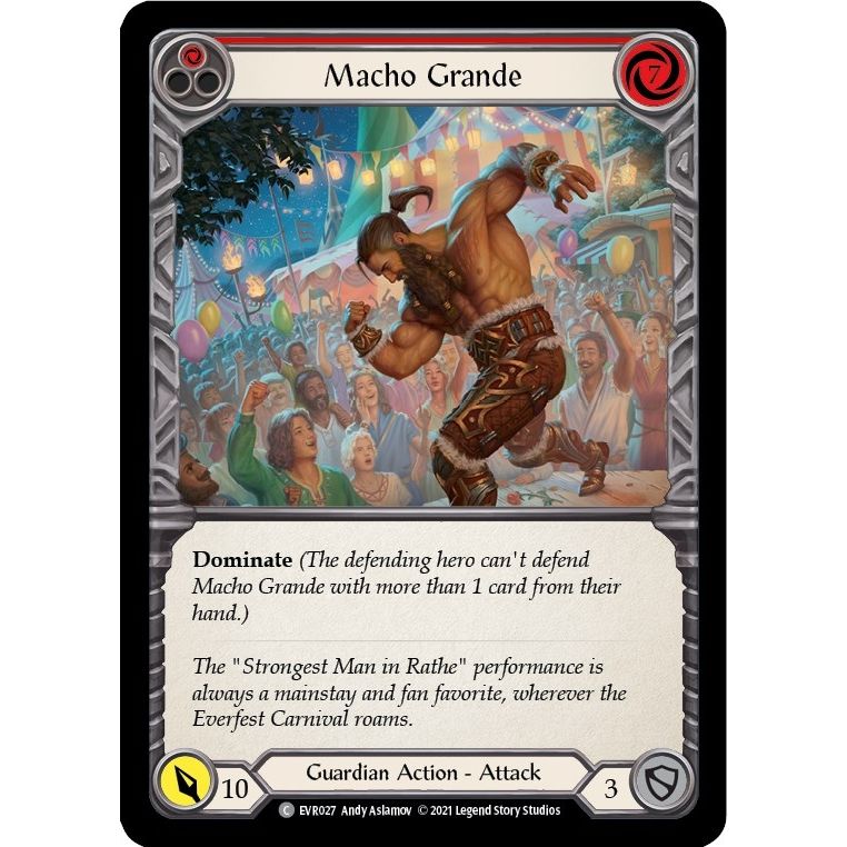Image for Macho Grande (Red) (EVR027) (EVR) - Flesh and Blood TCG