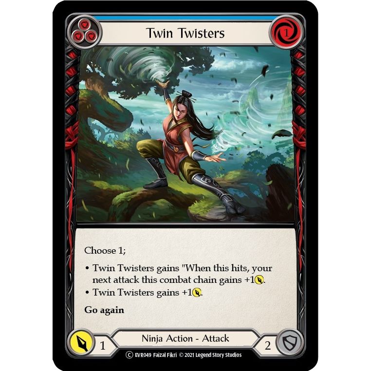 Image for Twin Twisters (Blue) (EVR049) (EVR) - Flesh and Blood TCG