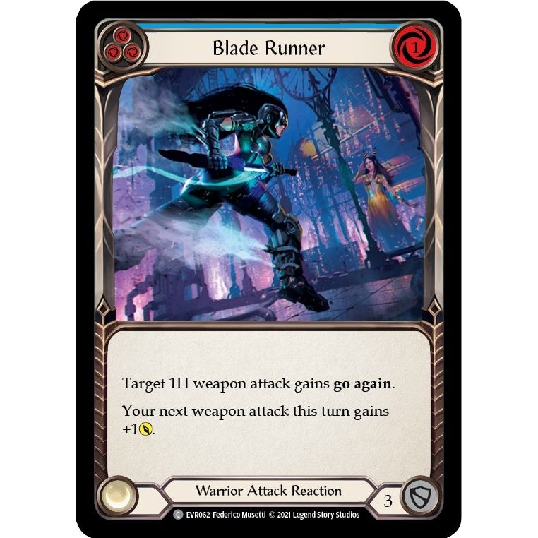 Image for Blade Runner (Blue) (EVR062) (EVR) - Flesh and Blood TCG