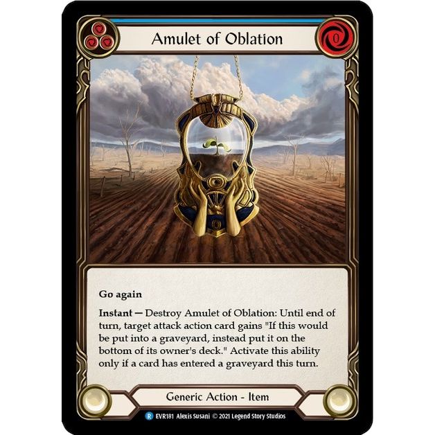Image for Amulet of Oblation (EVR181) (EVR) - Flesh and Blood TCG