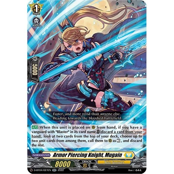 Image for Armor Piercing Knight, Mugain (D-BT04/027EN) (D-BT04) - Cardfight Vanguard