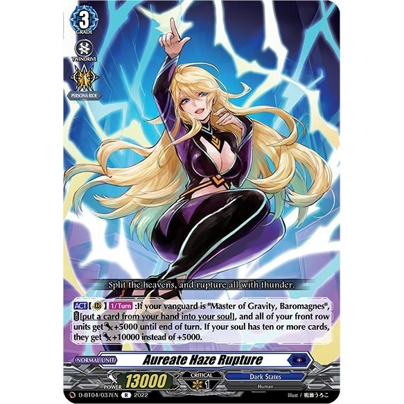 Image for Aureate Haze Rupture (D-BT04/037EN) (D-BT04) - Cardfight Vanguard