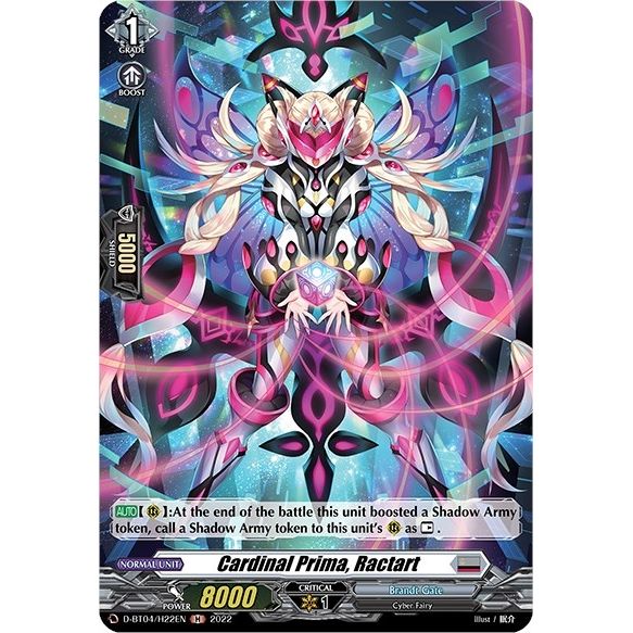 Image for Cardinal Prima, Ractart (Holo) (D-BT04/H22EN) (D-BT04) - Cardfight Vanguard