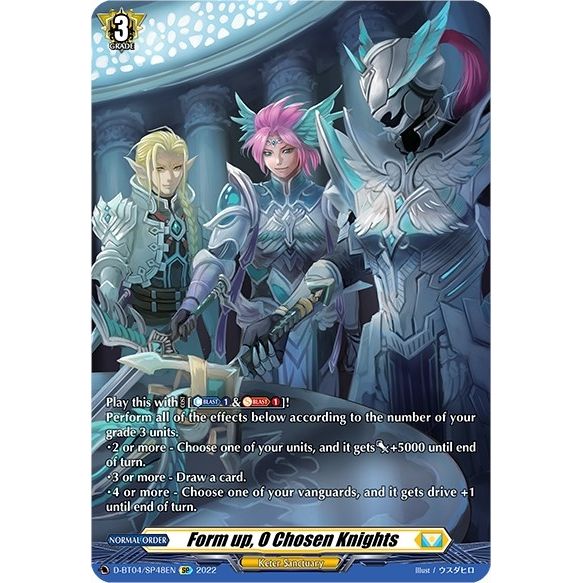 Image for Form up, O Chosen Knights (SP) (D-BT04/SP48EN) (D-BT04) - Cardfight Vanguard