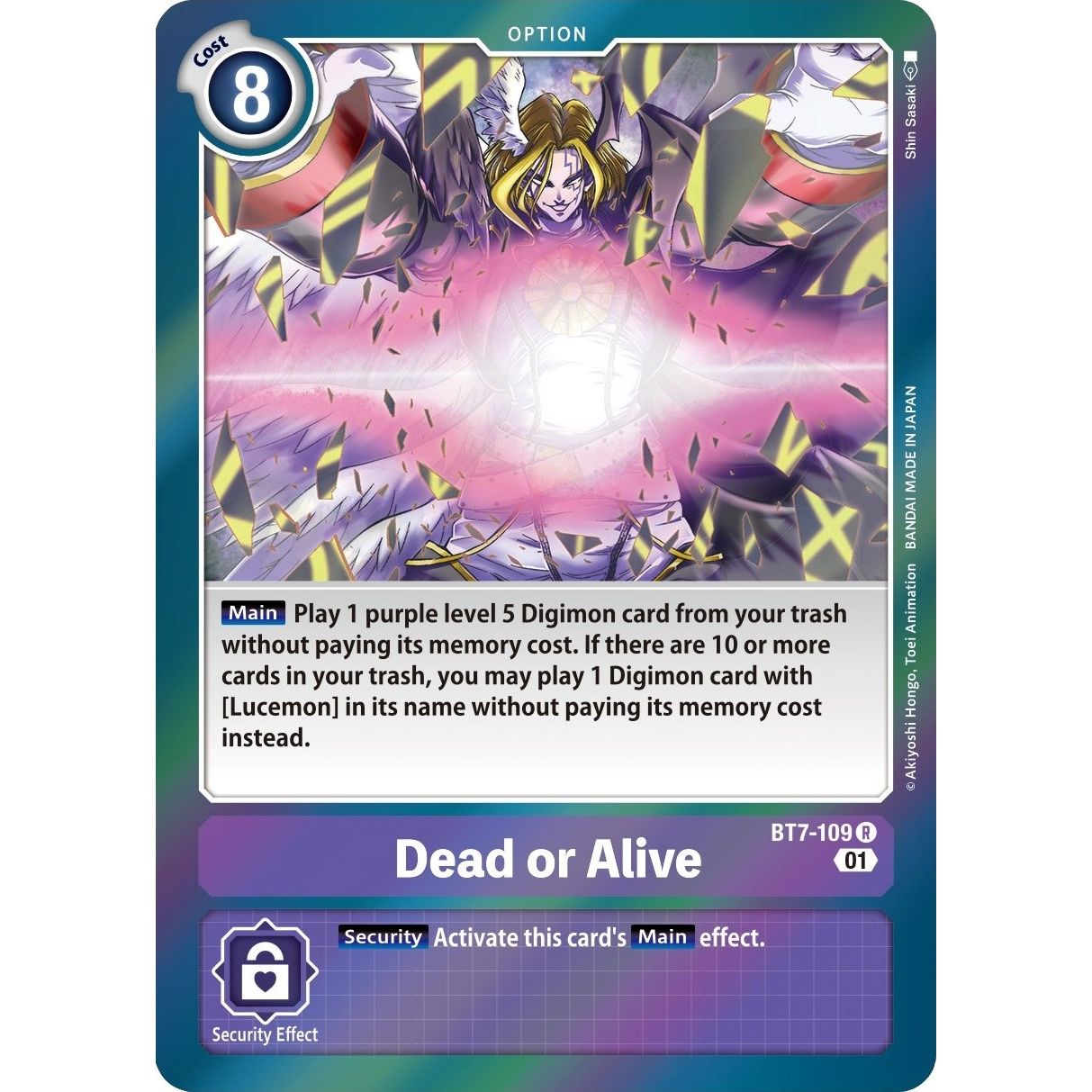 Image for Dead or Alive (BT7-109 R) (BT07) - Digimon Card Game