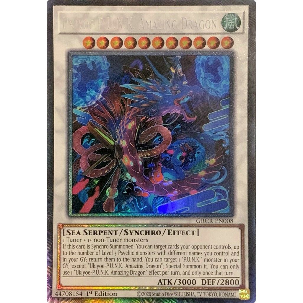 Image for Ukiyoe-P.U.N.K. Amazing Dragon (CR) (GRCR-EN008) (GRCR) - YuGiOh