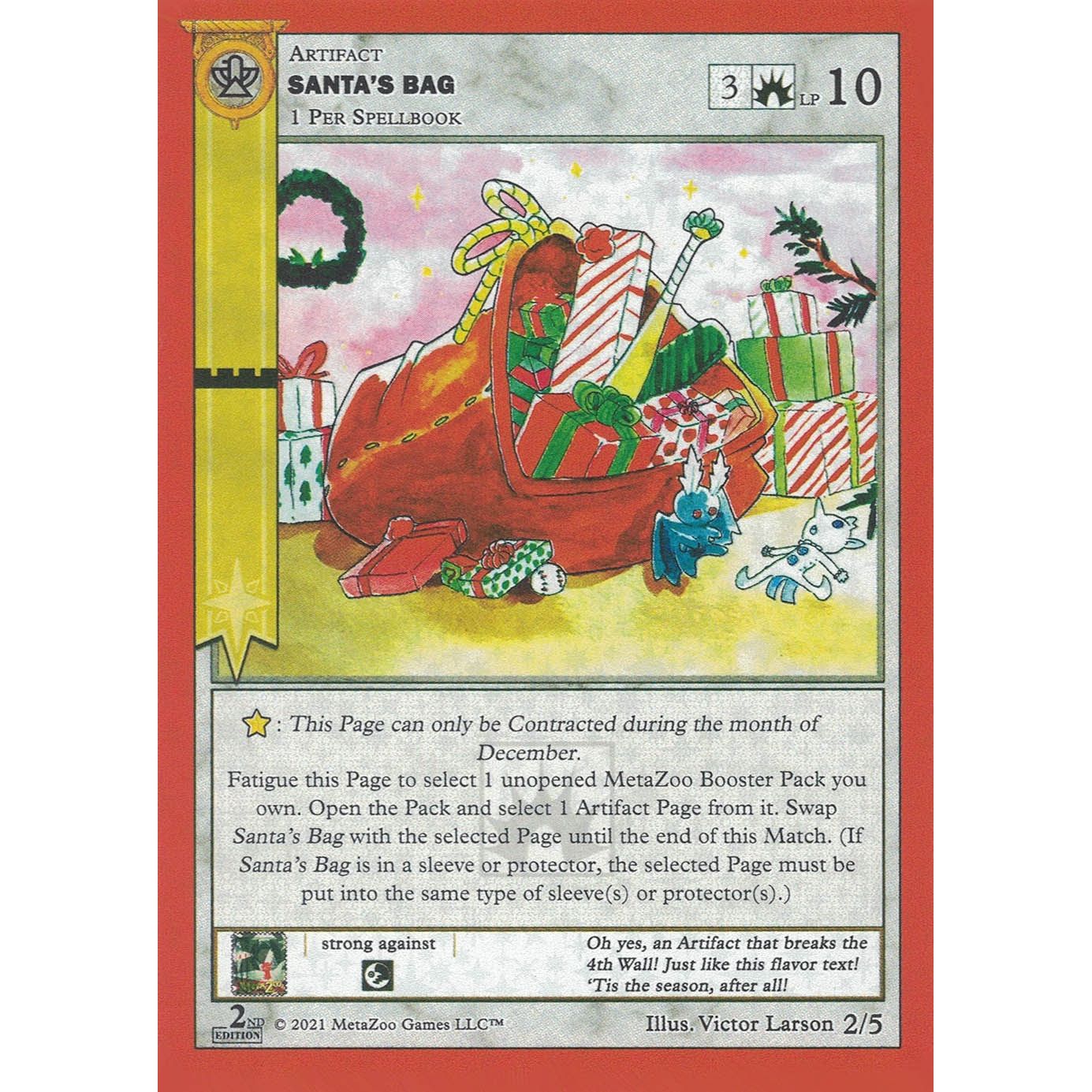 Image for Santa's Bag (Second Edition) (2/5) (HOLIP) - MetaZoo
