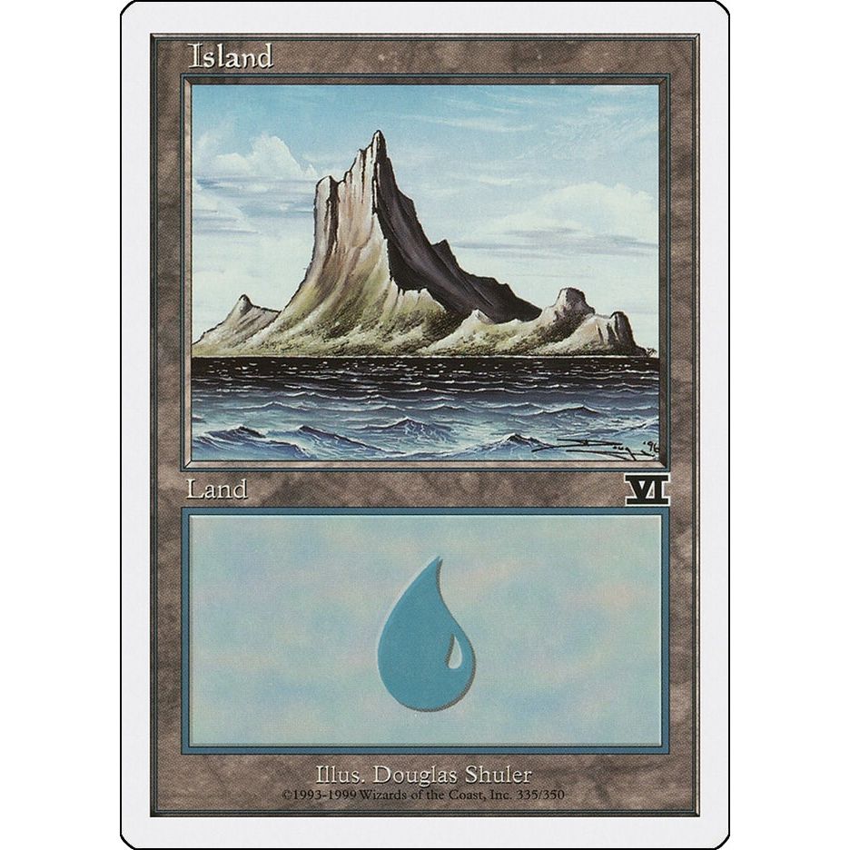 Image for Island (335) (335) (6ED) - Magic: The Gathering