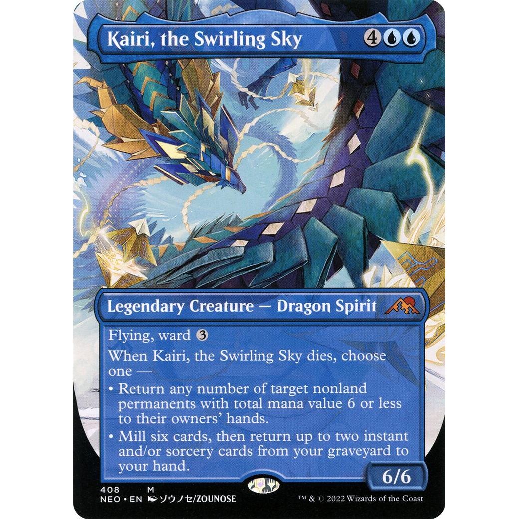 Image for Kairi, the Swirling Sky (Borderless) (408) (NEO) - Magic: The Gathering