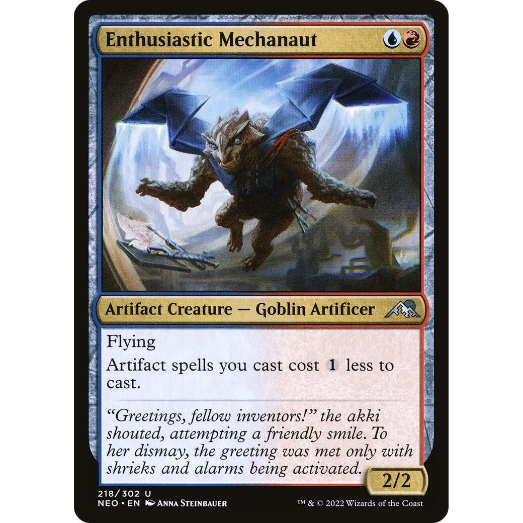 Image for Enthusiastic Mechanaut (218) (NEO) - Magic: The Gathering