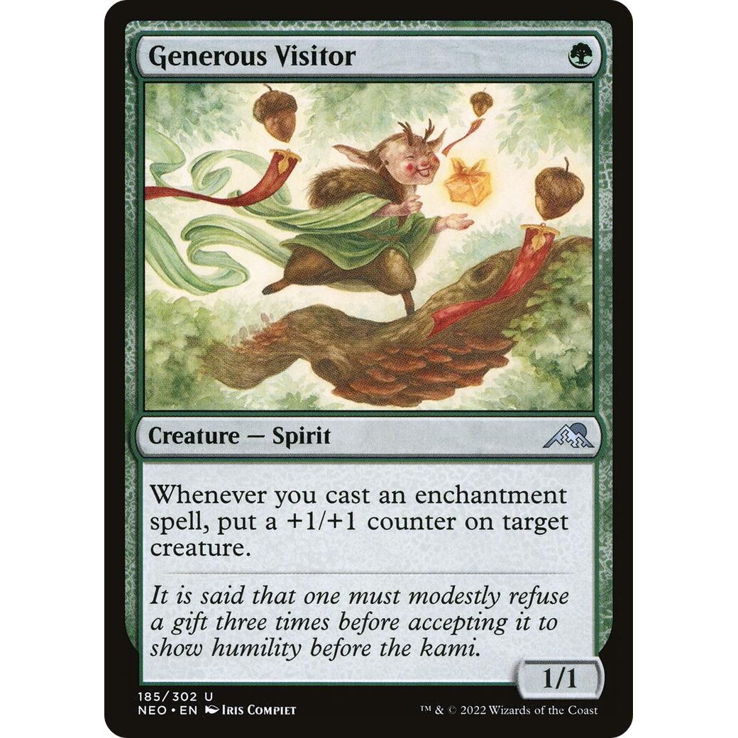 Image for Generous Visitor (185) (NEO) - Magic: The Gathering