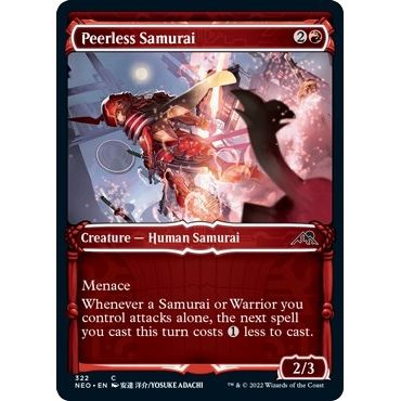 Image for Peerless Samurai (Showcase) (322) (NEO) - Magic: The Gathering