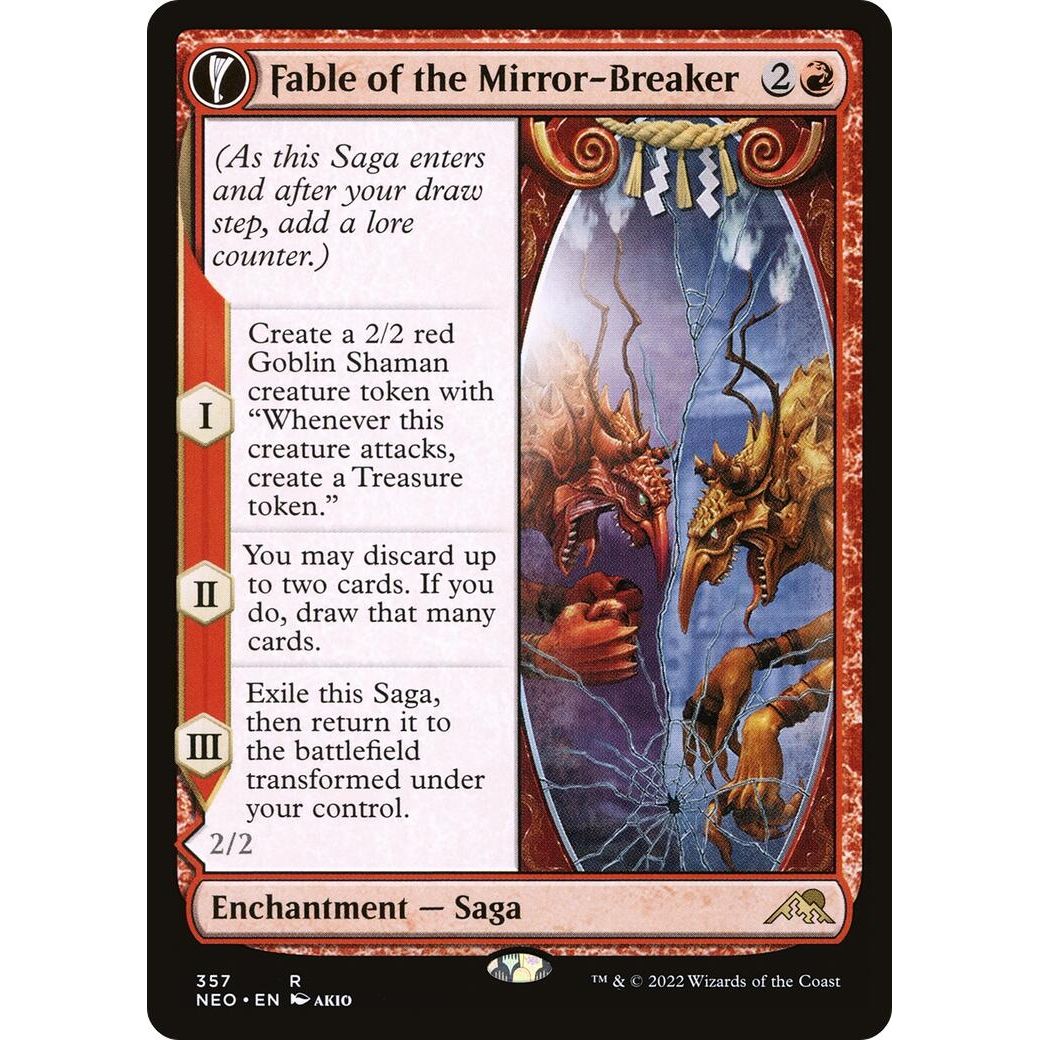 Image for Fable of the Mirror-Breaker (Showcase) (357) (NEO) - Magic: The Gathering
