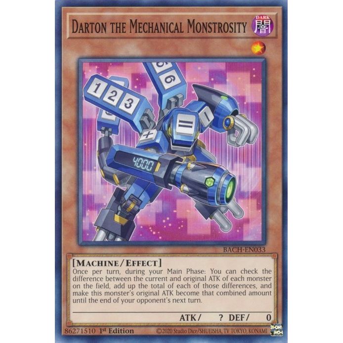 Image for Darton the Mechanical Monstrosity (BACH-EN033) (BACH) - YuGiOh