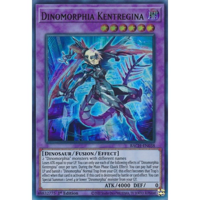 Image for Dinomorphia Kentregina (BACH-EN038) (BACH) - YuGiOh
